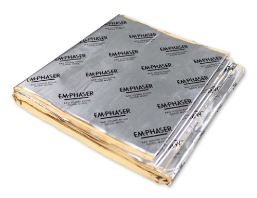 Emphaser ESP-DM4 Selbstklebende Alu-Butyl Dämmmatten 900 x 300 x 2.1 mm 4 Stück