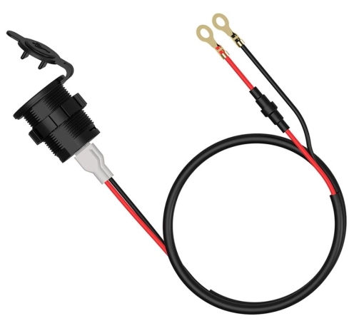 Dual USB Einbau-Ladegerät 12V/24V LED Rot