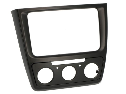 Radioblende SKODA Yeti 2009 - 2017 2 -DIN Schwarz manuelle Klima