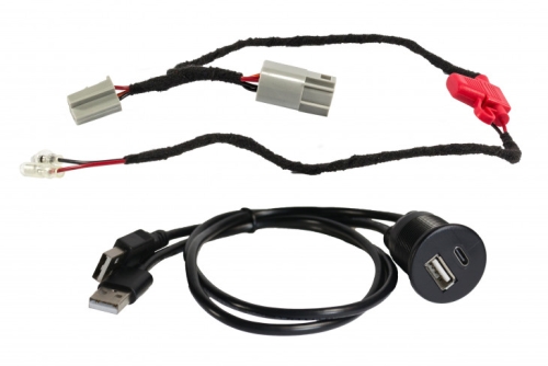 Fiat Ducato CARica - kabellose Ladeablage mit USB + USB C