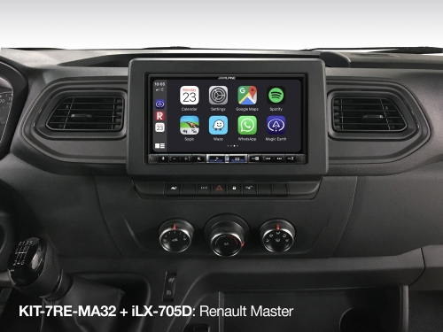 Alpine iLX-705DM Wireless Apple CarPlay und Android Auto
