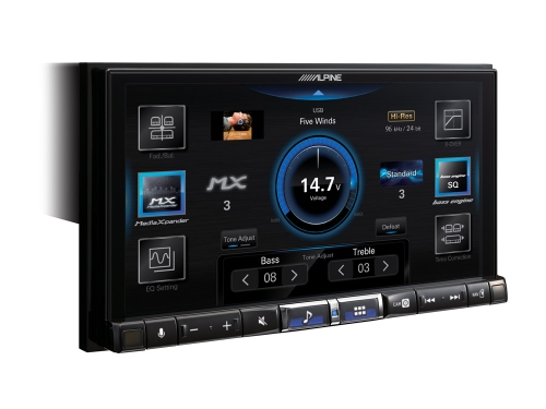 Alpine iLX-705E46 2- DIN CarPlay - Android Auto 7-Zoll für 3er BMW E46