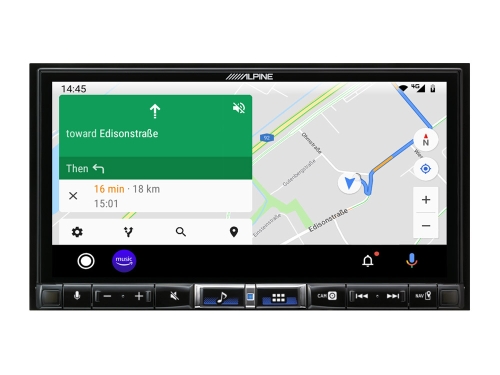 Alpine iLX-705E46 2- DIN CarPlay - Android Auto 7-Zoll für 3er BMW E46
