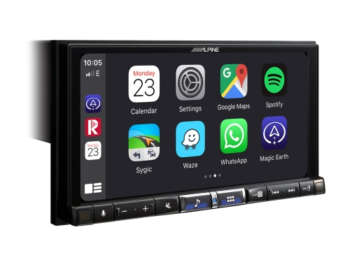 Alpine iLX-705E46 2- DIN CarPlay - Android Auto 7-Zoll für 3er BMW E46