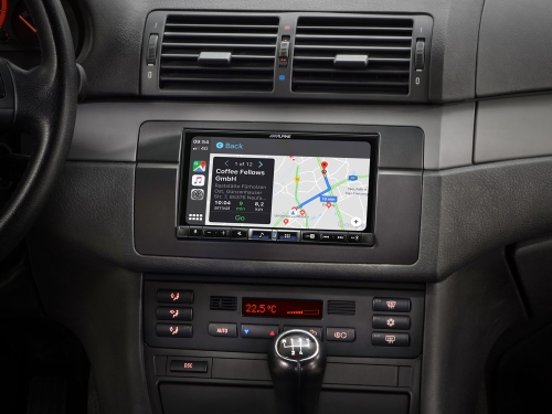 Alpine iLX-705E46 2- DIN CarPlay - Android Auto 7-Zoll für 3er BMW E46