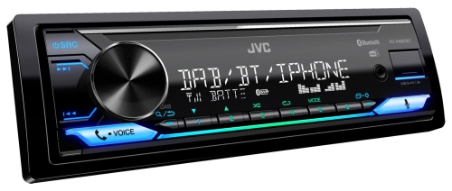 JVC KD-X482DBT MP3-Autoradio mit Bluetooth / DAB / USB / iPod / AUX-IN