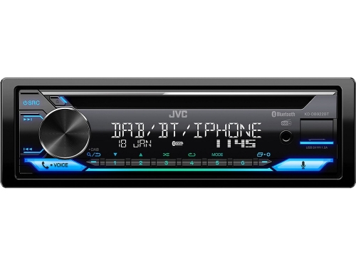 JVC KD-DB922BT CD/MP3-Autoradio mit DAB / Bluetooth / USB / iPod / AUX-IN