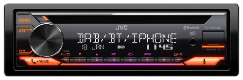 JVC KD-DB922BT CD/MP3-Autoradio mit DAB / Bluetooth / USB / iPod / AUX-IN