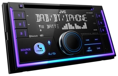 JVC KW-DB95BT Doppel-DIN CD/MP3-Autoradio mit DAB / Bluetooth / USB / iPod