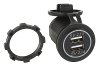Dual USB Einbau-Ladeadapter 12V/...