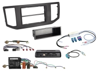 Radioblende 2-DIN mit Fach und R...